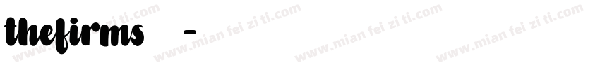 thefirms 斐知字体转换